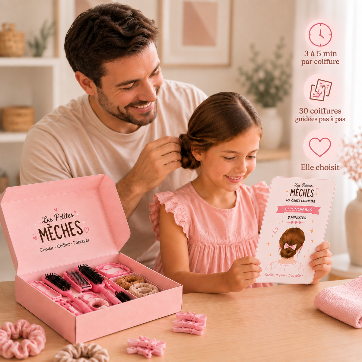 Coffret coiffure enfant – Simplifiez vos matins