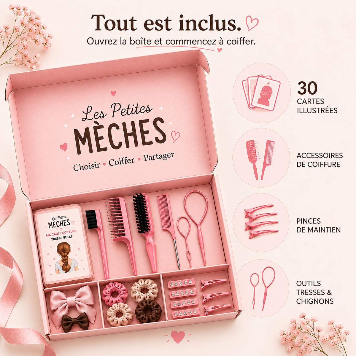 Coffret coiffure enfant – Simplifiez vos matins